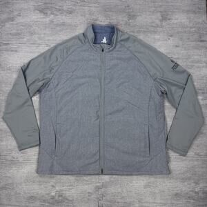 Johnnie-O x Four Seasons Golf Stinger Zip Jacket Men's XXL Gray Performance EUC